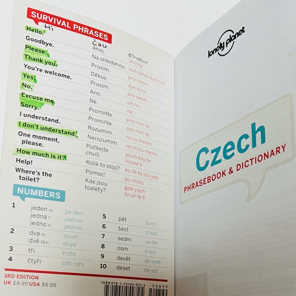 Prague & Czech Rep Guide, Phrasebook/Dictionary, Michelin Map Czech & Slovak - Picture 9 of 16